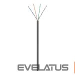 Üleminek Goobay  57196 CAT 5e Outdoor Network Cable, U/UTP, 100 m, Black 