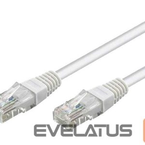 Üleminek Goobay  Patch Cable | 68637 CAT 6 U/UTP | PVC AWG 24/7 | Cable length: 5 m | White 