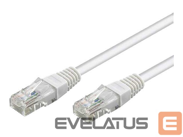 Üleminek Goobay Patch Cable | 68637 CAT 6 U/UTP | PVC AWG 24/7 | Cable length: 5 m | White