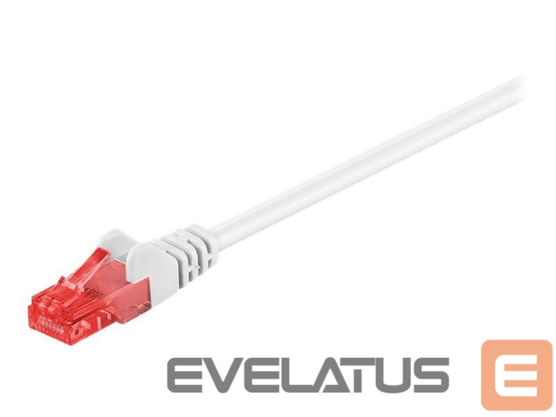 Üleminek Goobay Patch Cable | 68639 CAT 6 U/UTP | PVC AWG 24/7 | Cable length: 15 m | White