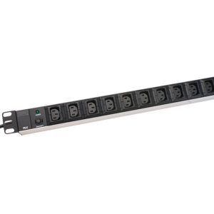 Kaitselüliti Digitus  Aluminum outlet strip, IEC C14 plug | DN-95404 | Sockets quantity 10 