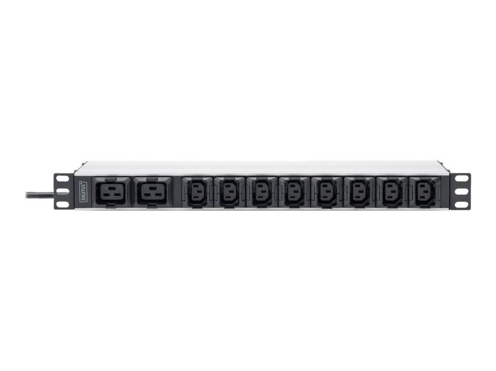 Kaitselüliti Digitus Socket Strip with Aluminum Profile, 10-way, IEC C20 plug | DN-95427 | Sockets quantity 7