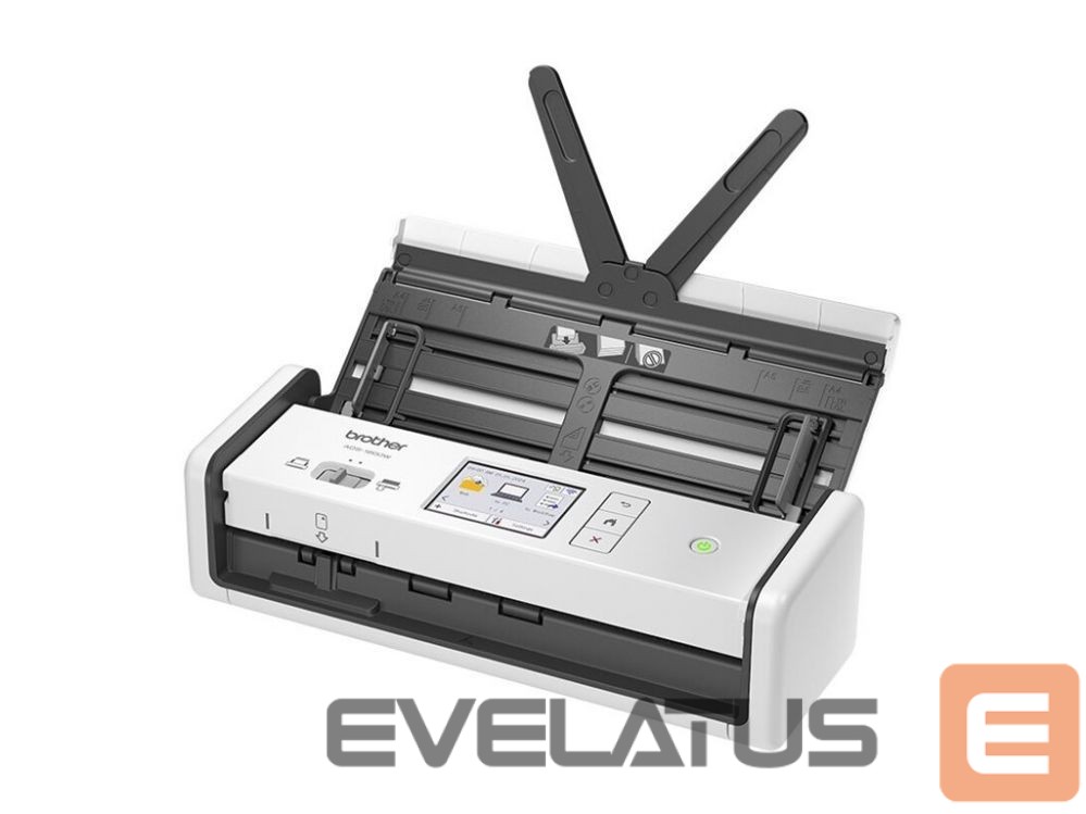 Printerid Brother ADS-1800W Compact, Portable Document Scanner, Duplex, Wi-Fi, LCD
