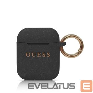 Korpus kõrvaklappidele Guess - Silicone Case for AirPods 1/2 Black