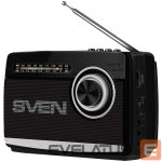juhtmega kõlarid Sven  Speaker SVEN SRP-535, black (3W, FM/AM/SW, USB, microSD, flashlight, battery) 
