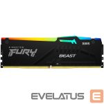 Operatiivmälu DDR4 Kingston  Kingston DRAM 16GB 6000MT/s DDR5 CL36 DIMM (Kit of 2) FURY Beast RGB EXPO 