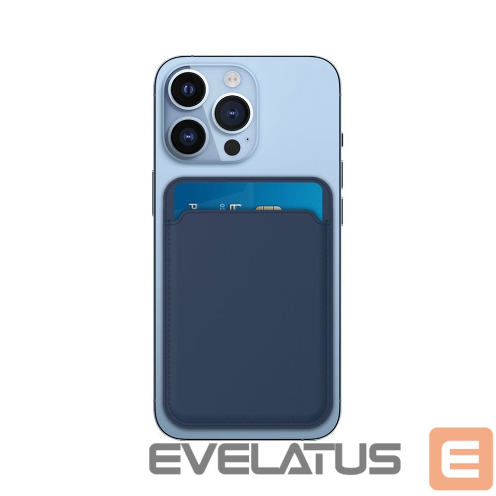 Tagakaaned Evelatus Universal iPhone Genuine pocket with MagSafe Blue