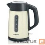 Veekeetja Bosch  Kettle TWK4P437 Electric, 2400 W, 1.7 L, Stainless steel, Beige 