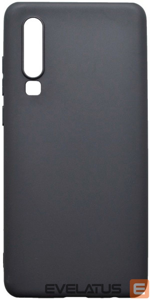 Tagakaaned Evelatus Huawei P30 Nano Silicone Case Soft Touch TPU Black