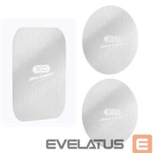 Automaatne hoidja iLike  Magnetic holder plates 3pcs stickers Silver