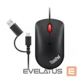 Arvutihiir Lenovo  ThinkPad USB-C Wired Compact Mouse Raven black, USB-C 