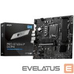 Intel protsessori emaplaat MSI  MB B760 S1700 MATX/PRO B760M-P 