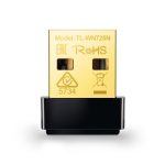 Kaabel TP-Link  Nano USB 2.0 Adapter TL-WN725N 2.4GHz, 802.11n, 150 Mbps, Internal antenna 