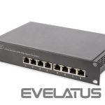 Server – muud tarvikud Digitus  8-port Gigabit Ethernet PoE switch DN-95317 10/100/1000 Mbps (RJ-45), Unmanaged, Rackmountable, Power supply type Internal, Ethernet LAN (RJ-45) ports 8 