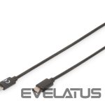 Kaabel Digitus  USB Type-C Connection Cable AK-300138-010-S USB Male 2.0 (Type C), USB Male 2.0 (Type C), Black, 1 m 