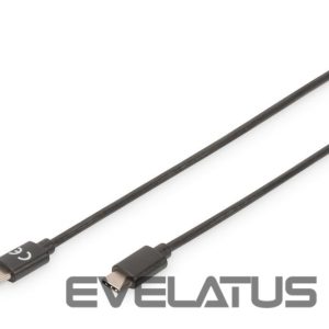 Kaabel Digitus  USB Type-C Connection Cable AK-300138-010-S USB Male 2.0 (Type C), USB Male 2.0 (Type C), Black, 1 m 