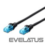 Üleminek Digitus  CAT 5e U-UTP Patch cord, PVC AWG 26/7, Modular RJ45 (8/8) plug, 3 m, Black 