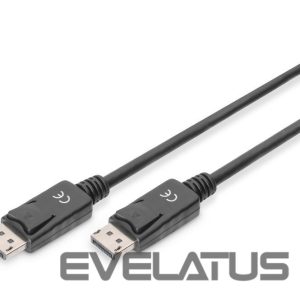 Monitori tarvik Digitus  DisplayPort Connection Cable AK-340100-010-S Black, DP to DP, 1 m 