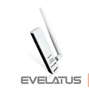 Kaabel TP-Link  USB 2.0 Adapter TL-WN722N 2.4GHz, 802.11n, 150 Mbps, 1xDetachable antenna 4dBi 