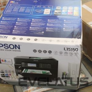 Printerid EPSON  SALE OUT.  EcoTank L15150 Pint Scan Copy Fax  EcoTank L15150 Colour, Inkjet, Multicunctional Printer, A3+, Wi-Fi, Black, DAMAGED PACKAGING 