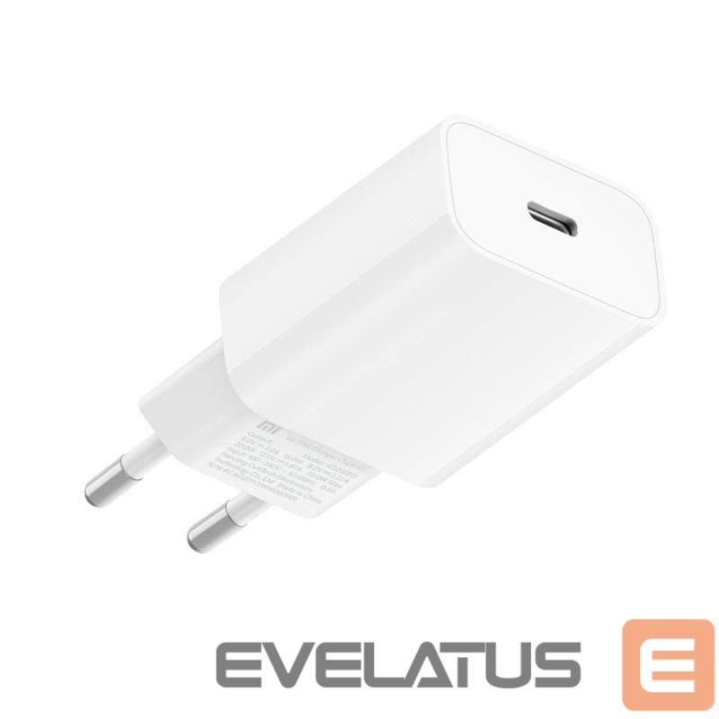 Adaptrid Xiaomi Mi 20W charger (Type-C) EU 0.5 A, White, 20 W