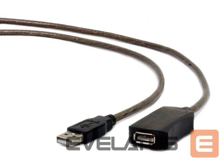 Kaabel Cablexpert Active USB 2.0 extension cable UAE-01-10M USB, USB 2.0 female (type A), 10 m, Black