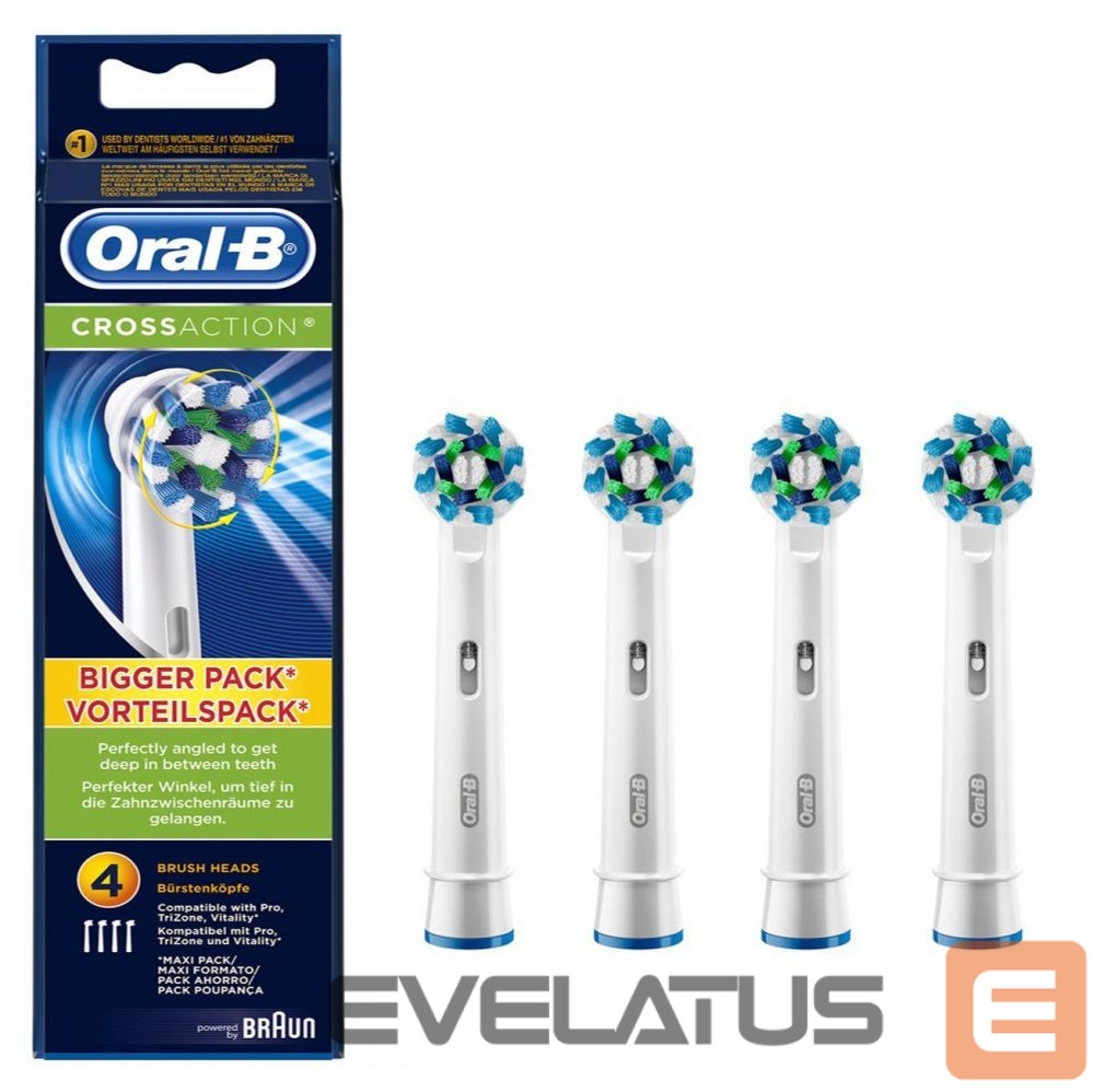 Hambahari Oral-B Toothbrush replacement EB50-4 Heads, For adults, Number of brush heads included 4