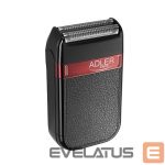 Raseerijad Adler  Shaver AD 2923 Cordless, Charging time 1 h, Operating time 45 min, Wet use, NiMH, Number of shaver heads/blades 1, Black 