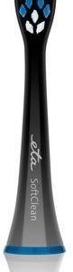 Hambahari ETA  Toothbrush replacement SoftClean 070790600  Heads, For adults, Number of brush heads included 2, Black 