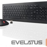 Arvuti klaviatuur Lenovo  Wireless Combo Keyboard & Mouse 510 2.4 GHz Wireless via Nano USB, Keyboard layout English, Black 
