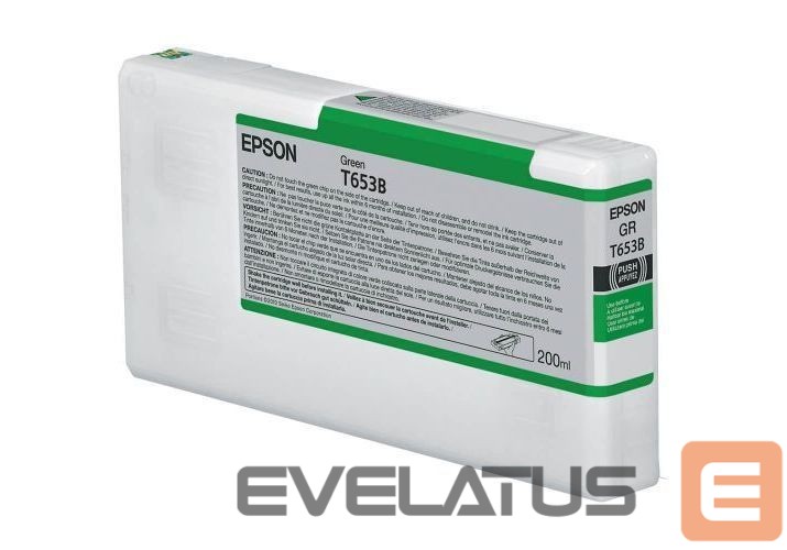 Tarvikud ja tarvikud EPSON T653B Ink Cartridge, Green