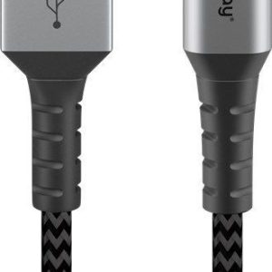 Kaabel Goobay  USB-C to USB-A Textile Cable with Metal Plugs 