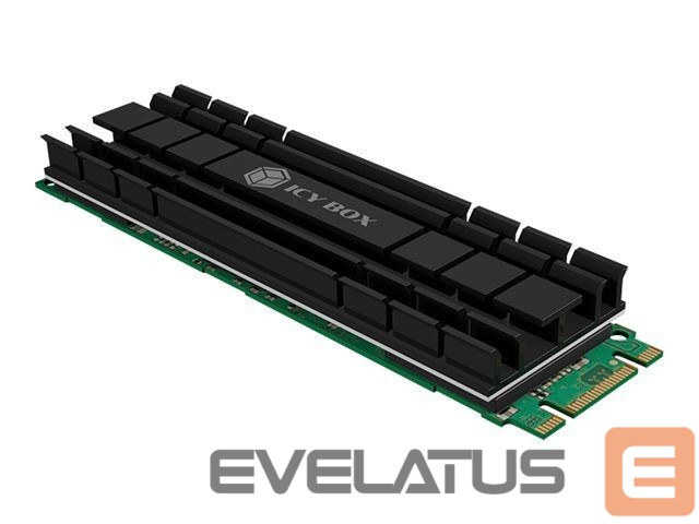 Kõvaketta korpus Raidsonic Icy Box IB-M2HS-701 Heat Sink Set for M.2 2280 SSD, For PC/PS5, Aluminium, 5 mm Thick