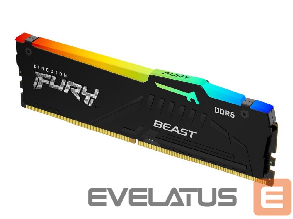 Operatiivmälu DDR4 Kingston Fury Beast 32GB DDR5, 6000 MHz, CL36, 288-Pin, DIMM