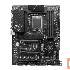 Intel protsessori emaplaat MSI  PRO Z790-P WIFI Processor family Intel Processor socket  LGA1700 DDR5 DIMM Memory slots 4 Supported hard disk drive interfaces 	SATA, M.2 Number of SATA connectors 6 Chipset Intel Z790 ATX 