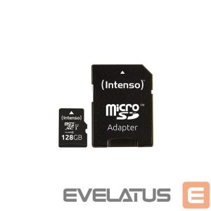 Muu arvutitarvik Intenso  MEMORY MICRO SDXC 128GB UHS-I/W/ADAPTER 3423491 