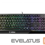 Arvuti klaviatuur MSI  KEYBOARD GAMING BLACK ENG/VIGOR GK30 US 