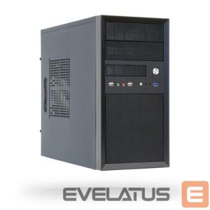 Arvuti korpus Chieftec  Case||MiniTower|MicroATX|Colour Black|CT-01B-OP 