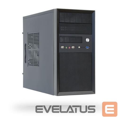 Arvuti korpus Chieftec Case||MiniTower|MicroATX|Colour Black|CT-01B-OP