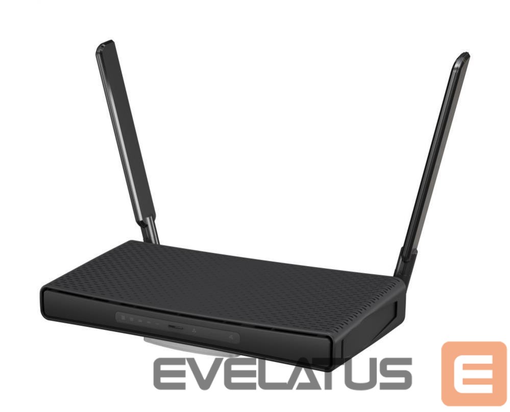 Ruuterid Mikrotik Wireless Router||Wireless Router|IEEE 802.11 b/g|IEEE 802.11n|IEEE 802.11ac|IEEE 802.11ax|USB 3.0|5x10/100/1000M|Number of antennas 2|C53UIG+5HPAXD2HPAXD