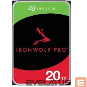 Kõvaketas HDD SeaGate  HDD||IronWolf Pro|20TB|SATA|256 MB|7200 rpm|3,5"|ST20000NT001 