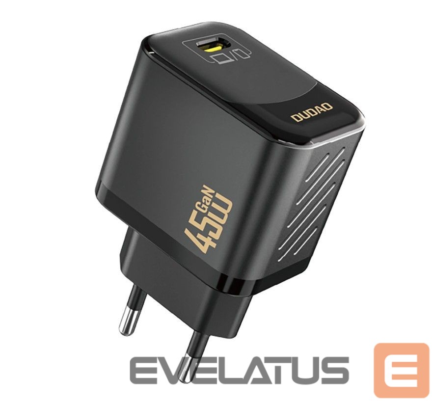 Adaptrid Dudao Dudao A28 45W GaN USB-C Wall Charger - Black Black