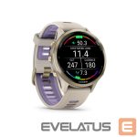 Nutikell Garmin  Forerunner 970, Soft Gold Titanium with French Grey Case and French Grey/Translucent Indigo Band
