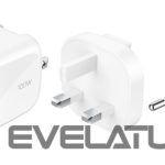 Adaptrid Belkin  BOOSTCHARGE 100w 2C1A Wall Charger with interchangable plug tips UK, EU, US White