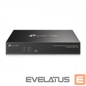 valvetarvikud TP-Link  NET VIDEO RECORDER 4CH POE+/VIGI NVR1004H-4P 