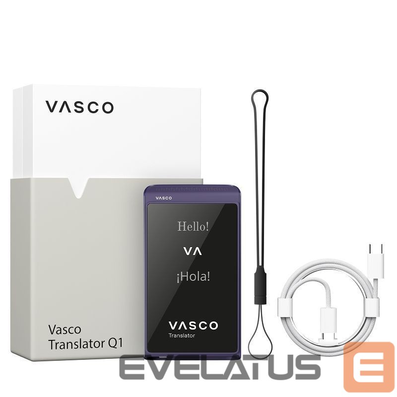 Nutikas seade Vasco Translator Q1 Color - Mystic Plum