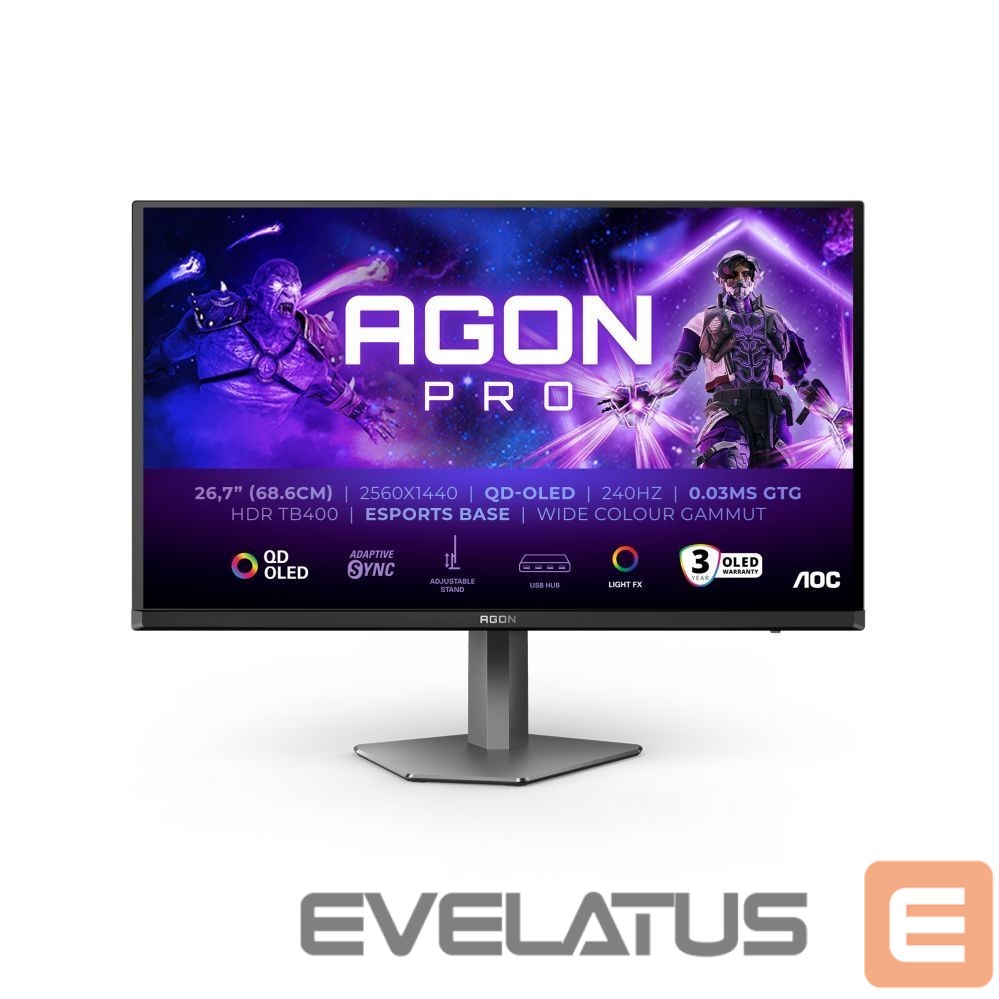 Monitorid Aoc international AOC AG276QZD2 27inch OLED 2560x1440