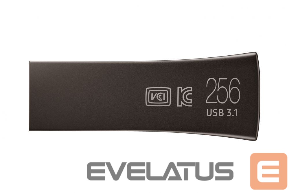 Mälupulk Samsung SAMSUNG BAR Plus MUF-256BE4/APC 256 GB, USB 3.1, Grey