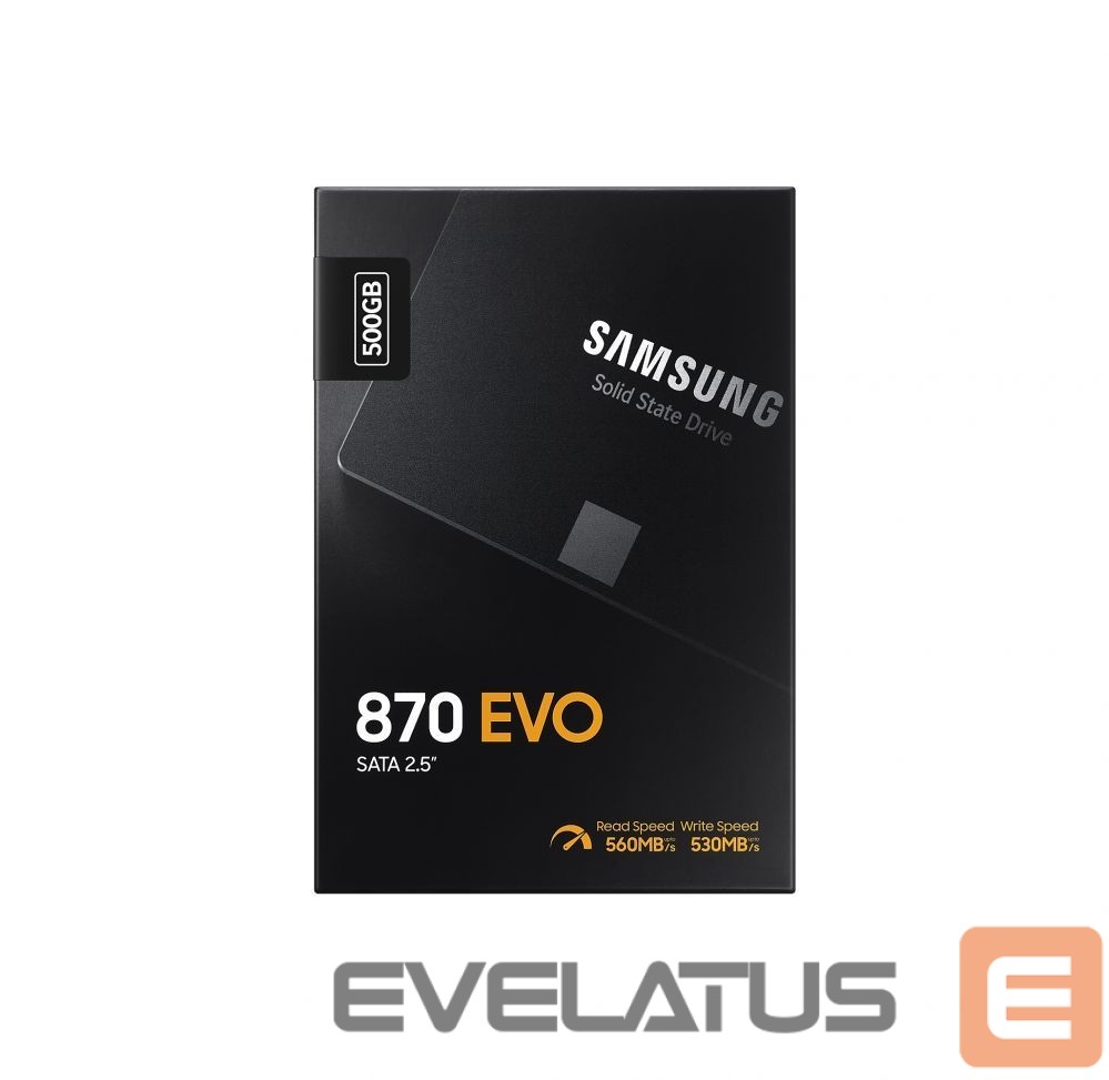 Kõvaketas SSD Samsung Samsung SSD 870 EVO 500 GB, SSD form factor 2.5