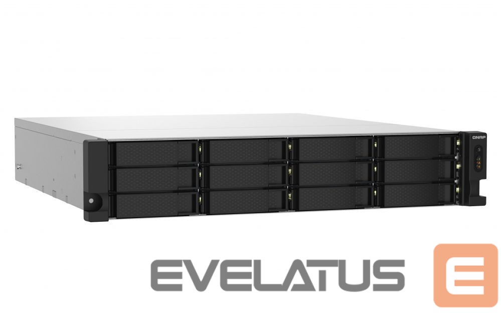 Mälupulk QNAP 12-Bay TS-1232PXU-RP-4G AL324 quad-core, Processor frequency 1.7 GHz, 4 GB, DDR4, 2x2.5 Gigabit Ethernet Port, 2 x 10GbE SFP+, 1xPCIe Slot, 4xUSB 3.2 Gen 1 port